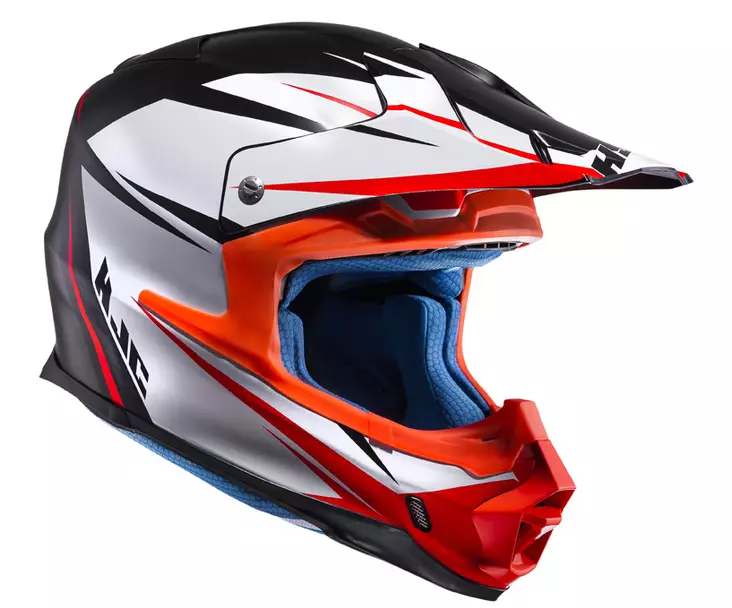 Crossikypärä HJC FX-CROSS Axis, musta/valkoinen/punainen - Crossikypärät - 630-1727-0 - 1