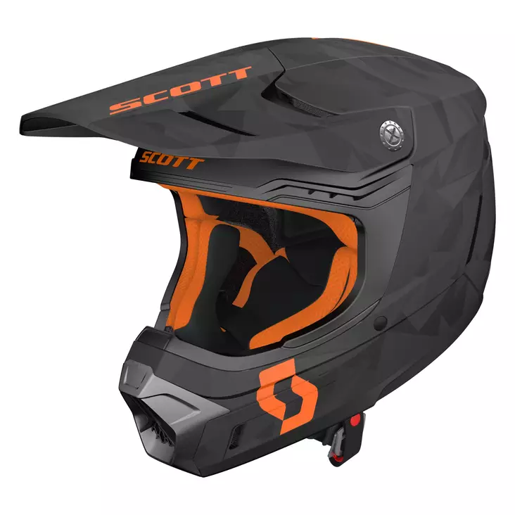 Crossikypärä Scott 350 Evo Camo ECE, musta/oranssi - Crossikypärät - 620-1967-0 - 1