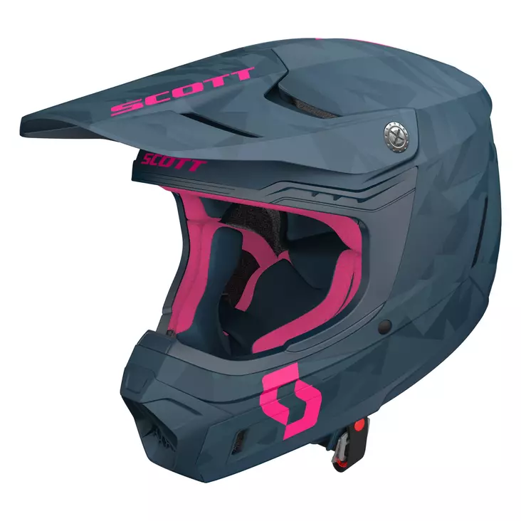 Crossikypärä Scott 350 Evo Camo ECE, sininen/pinkki - Crossikypärät - 620-1969-0 - 1