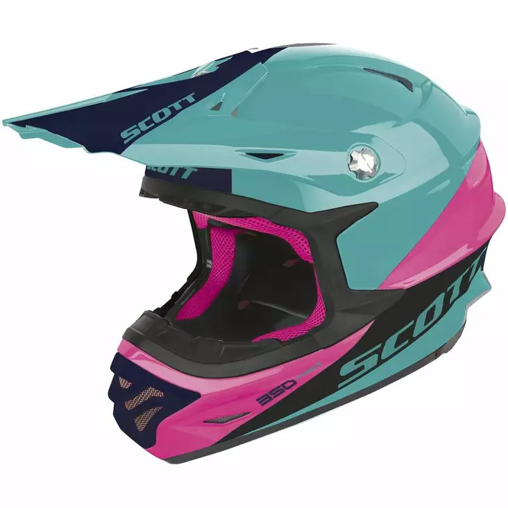 Crossikypärä Scott 350 Pro ECE, aqua blue - Crossikypärät - 620-8005-0 - 2