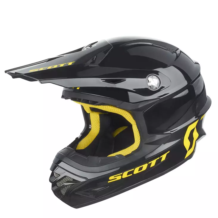 Crossikypärä Scott 350 Pro ECE, musta/keltainen - Crossikypärät - 620-6009-0 - 2