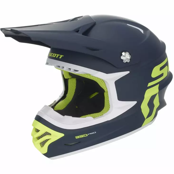 Crossikypärä Scott 350 Pro ECE, sininen/keltainen - Crossikypärät - 620-8003-0 - 2