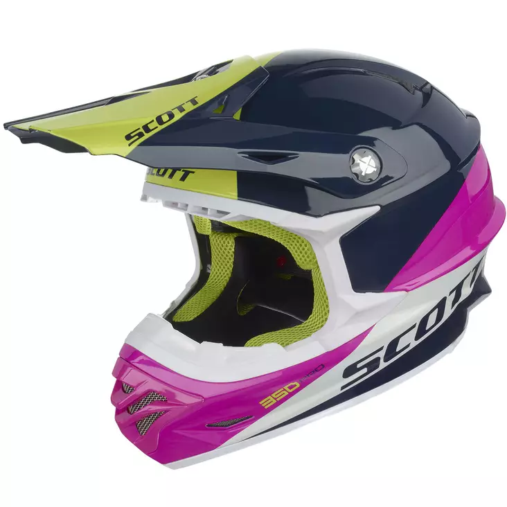 Crossikypärä Scott 350 Pro Trophy ECE, sininen/pinkki - Crossikypärät - 620-6013-0 - 2