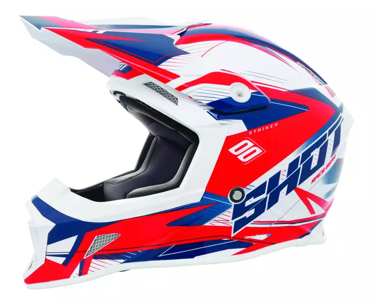 Crossikypärä Shot Striker Side, sininen/punainen - Crossikypärät - 610-8002-0 - 2