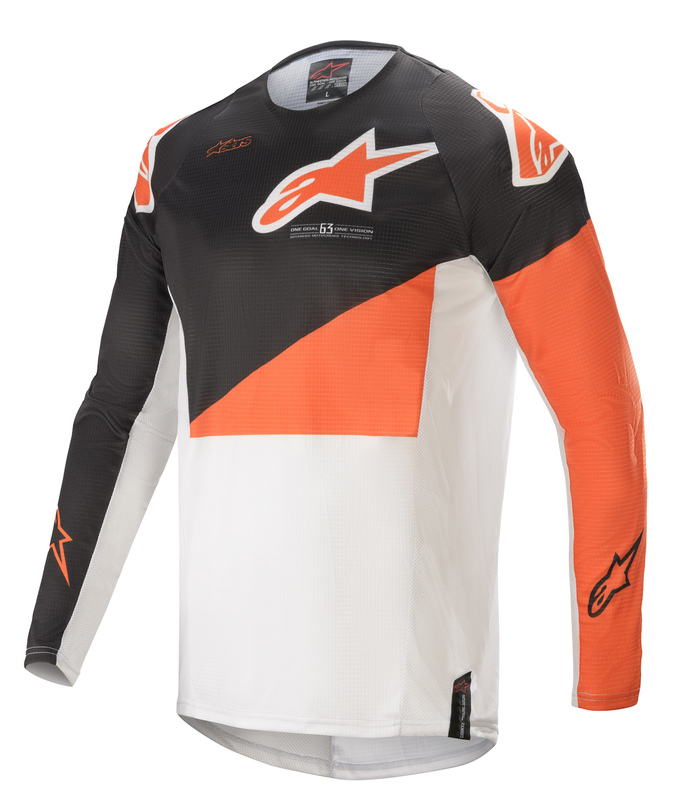 Crossipaita Alpinestars Techstar Factory harmaa/oranssi/valkoinen - Crossipaidat - D346900 - 2