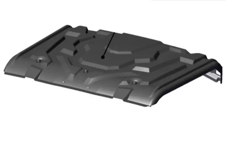 DFK Katto kokoonpano Can-Am Defender, Tr - DFK lämpöhyttien varaosat - 723-52S03U05S30 - 1