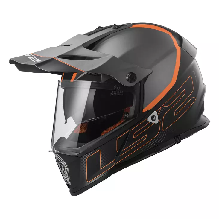 Endurokypärä LS2 MX436, Element musta/titanium matta - Crossikypärät - 636-7047-0 - 2