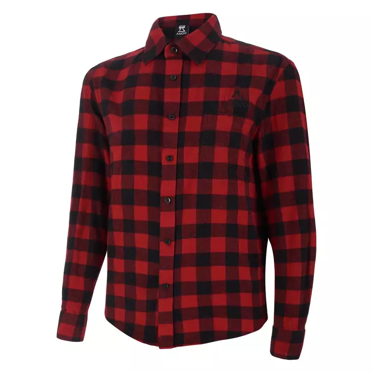 Flanellipaita AMOQ Lumber, punainen/ musta - Paidat ja hupparit - 645-24190106-0 - 1