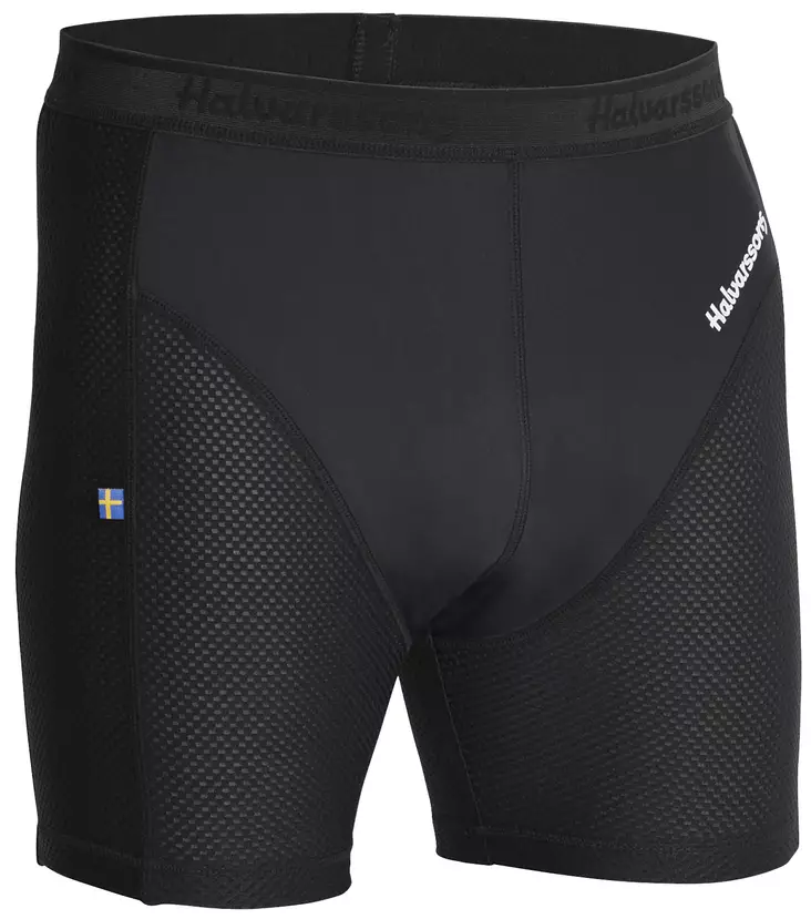 Halvarssons Mesh bokserit, musta - Alusasut ja kerrastot - 710-66030400-0 - 1