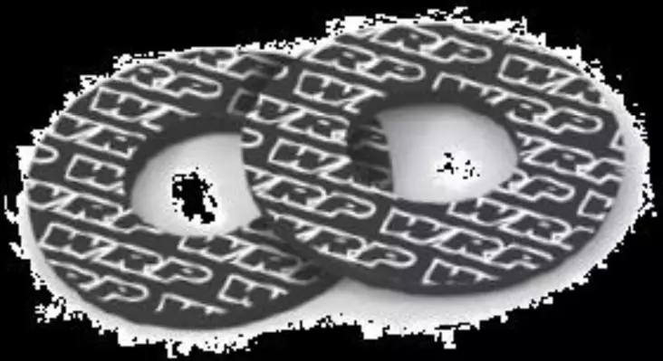 Hiertymäsuoja WRP Musta, WRP logga - Moottorikelkan kahvatupit - 75-WDL-8000 - 1