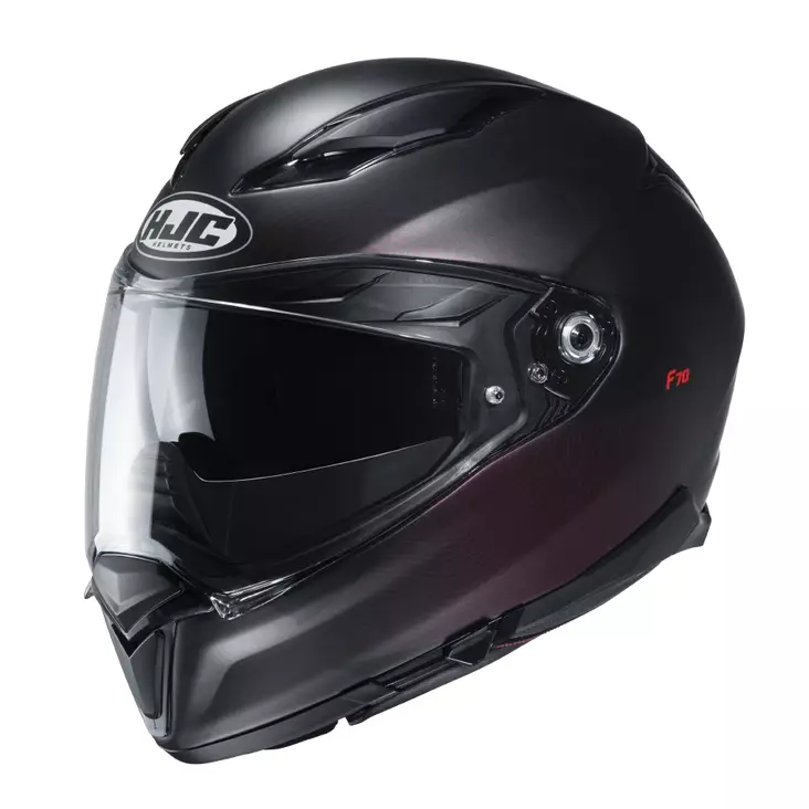 HJC Kypärä F70 Samos Black Red MC1SF - Umpikypärät - 630-20111-0 - 1