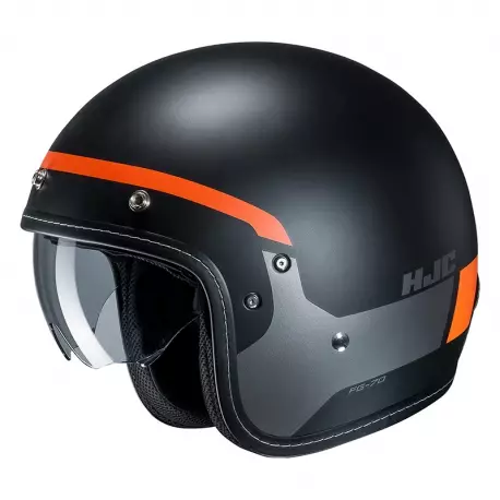 HJC Kypärä FG-70´s Modik MC7SF Svart/Orange - Avattavat- ja avokypärät - 630-18046-0 - 1