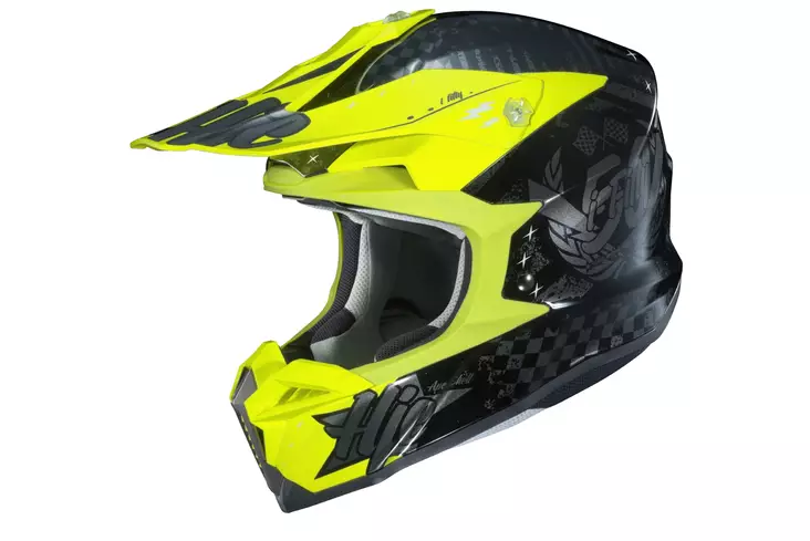 HJC Kypärä I50 Artax Yellow MC4H - Crossikypärät - 630-20072-0 - 1