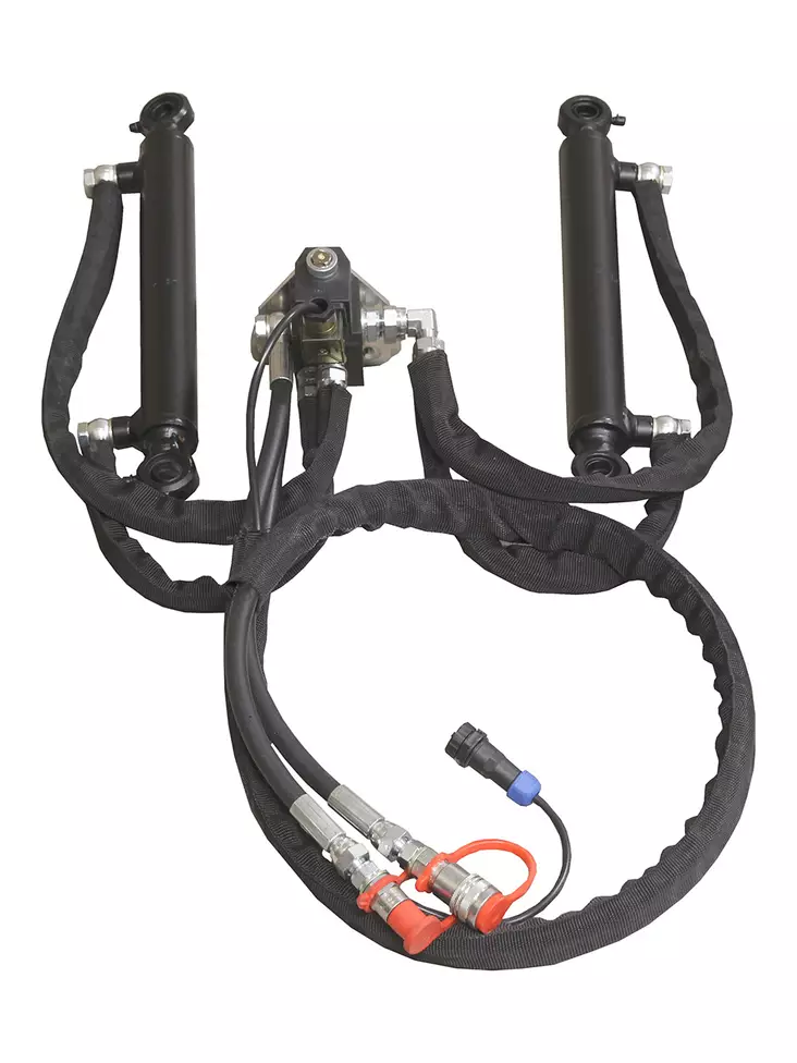 Hydraulisylinterisarja solenoidilla V-Auran kääntämiseen - Puskulevyjen lisävarusteet - 7111860 - 1