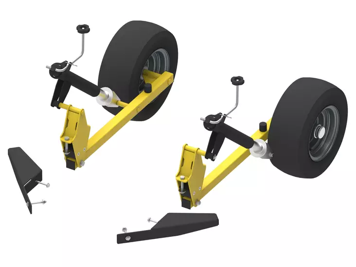 Latujyrän kuljetusrenkaat - Moottorikelkan reet ja pulkat - 475400 - 1