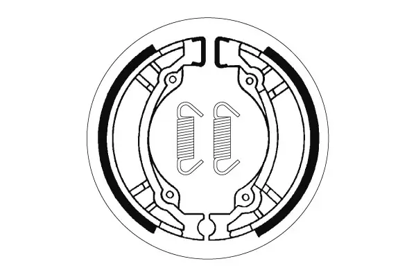 Jarrukengät - Mopon jarrupalat - 307-0180 - 1