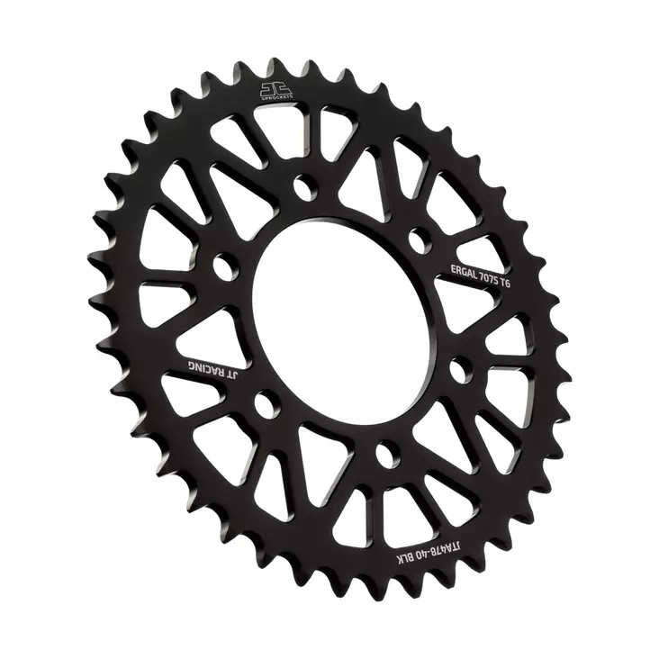 JT Takaratas Alumiini 7075 T6 Musta JTA478.40BLK - Crossipyörän takarattaat - 274-A478-40-0 - 1