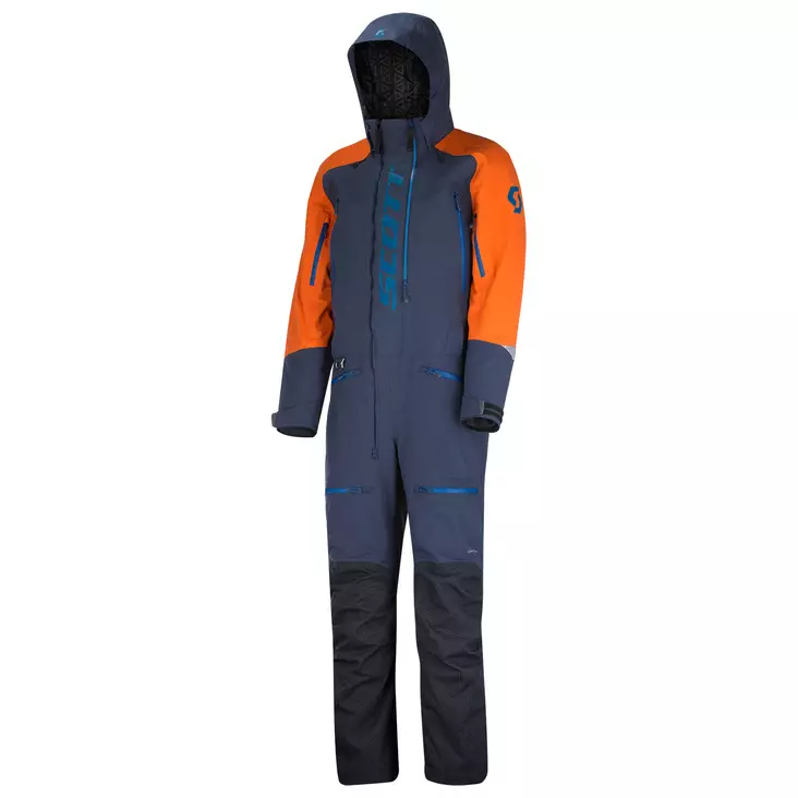 Kelkkahaalari Scott Monosuit DS Shell Dryo, sininen/oranssi - Kelkkahaalarit - 623-2006-0 - 1