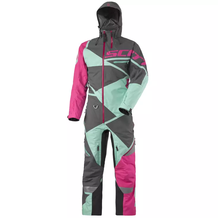Kelkkahaalari Scott Monosuit W's X One Pro harmaa/vihreä - Kelkkahaalarit - 623-7031-0 - 1