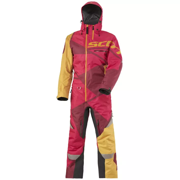 Kelkkahaalari Scott Monosuit W's X One Pro pinkki/keltainen - Kelkkahaalarit - 623-7030-0 - 1