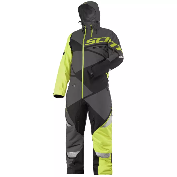 Kelkkahaalari Scott Monosuit X One Pro musta/neonkeltainen - Kelkkahaalarit - 623-7015-0 - 0