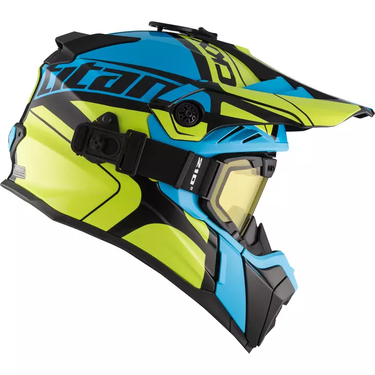 Kelkkakypärä CKX Titan Airflow Hopover, vihreä/sininen - Kelkkakypärät - 58-2004-0 - 1