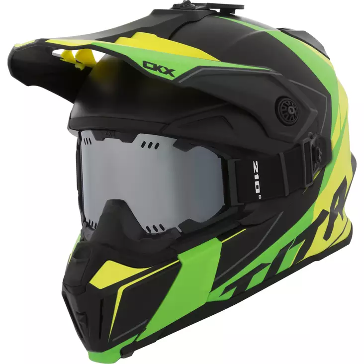 Kelkkakypärä CKX Titan, keltainen/harmaa - Kelkkakypärät - 58-8006-0 - 1