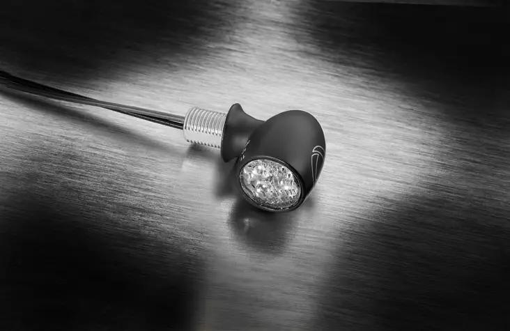 Kellermann Atto® DF black with clear gla - Moottoripyörän vilkut - 152-156200 - 1