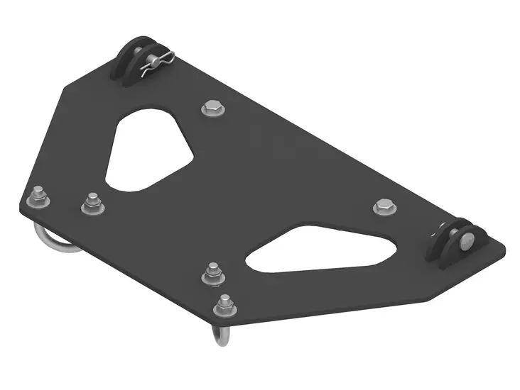 Keskikiinnitteinen puskulevyn asennussarja Segway Snarler AT5 L/S - Mönkijän puskulevyn kiinnikesarjat - 0315000 - 1