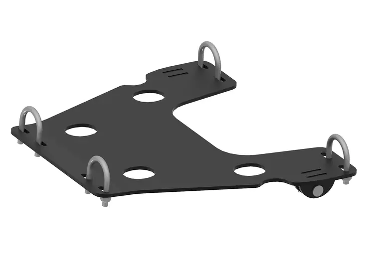 Keskikiinnitteinen puskulevyn kiinnikesarja Loncin XWolf 700/Goes XWolf 700 - Mönkijän puskulevyn kiinnikesarjat - 0314100 - 1