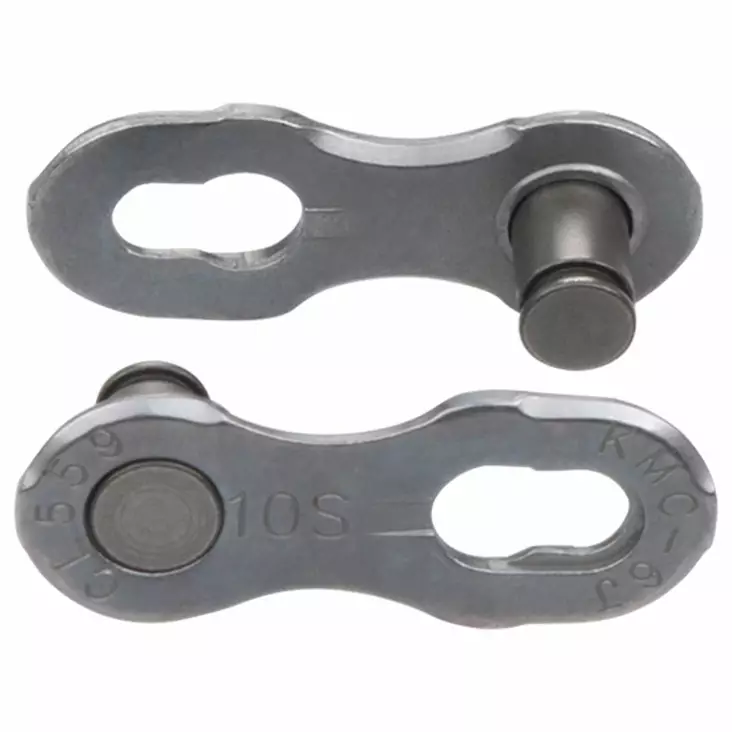 Ketjulukko kmc missinglink 10nr, ept silver, shimano,campag., sram, 2 kpl/pkt - Sähköpyörän ketjut - C10EPTNR0 - 1