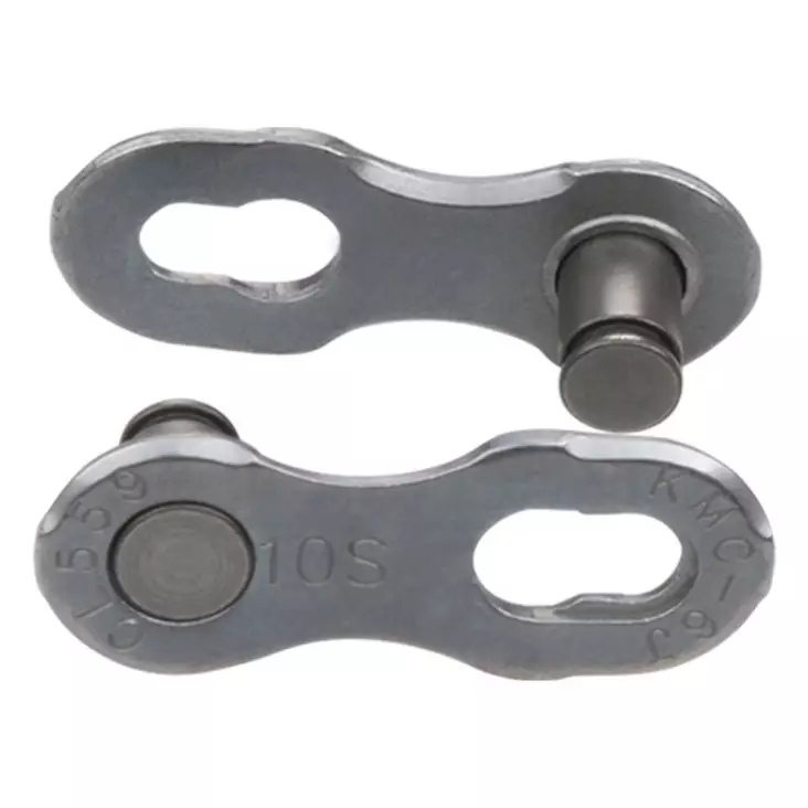 Ketjulukko kmc missinglink 10r, ept silver, 11/128", 2kpl/pkt - Ketjut 10-vaihteisiin - C10EPTR00 - 2