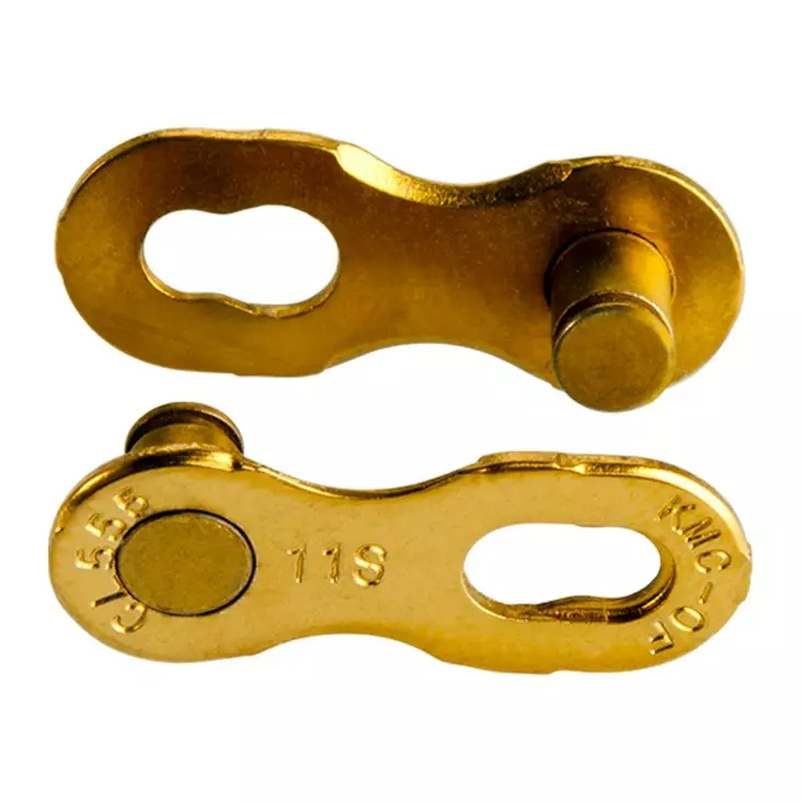 Ketjulukko KMC MissingLink 11R, Ti-N Gold, 2kpl/ pkt - Ketjut 11-vaihteisiin - C11GR0000 - 2