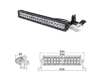 Kinwons Led Kaukovalopaneeli 10-32V 120W - Valaisimet ja työvalot - 109-89120 - 1