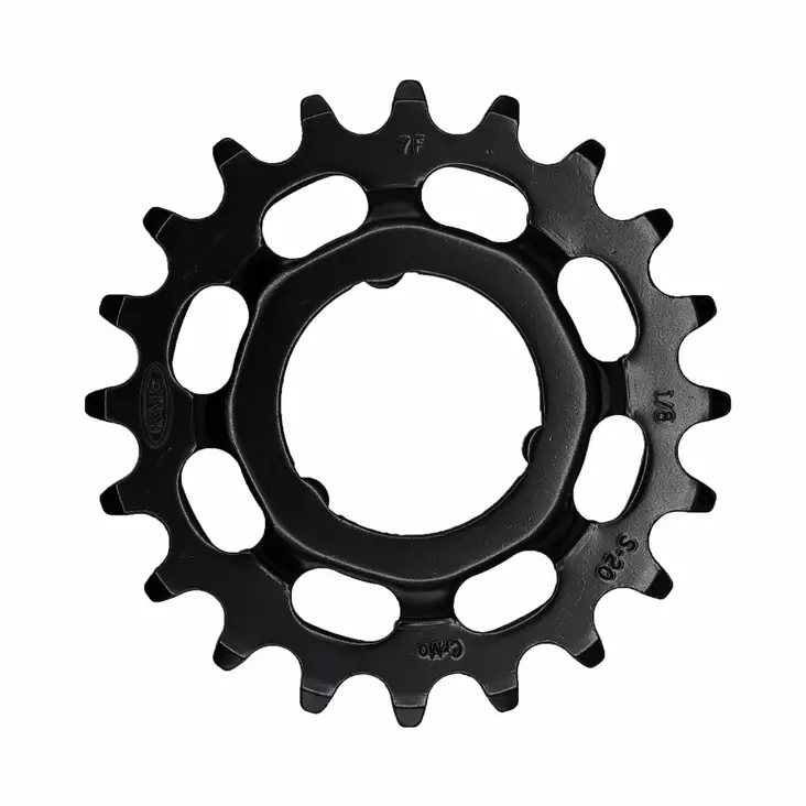 KKetjuratas KMC, E-bike Shimano 20h, taka musta, 1/8" - Sähköpyörän rattaat - BSRS5820 - 1
