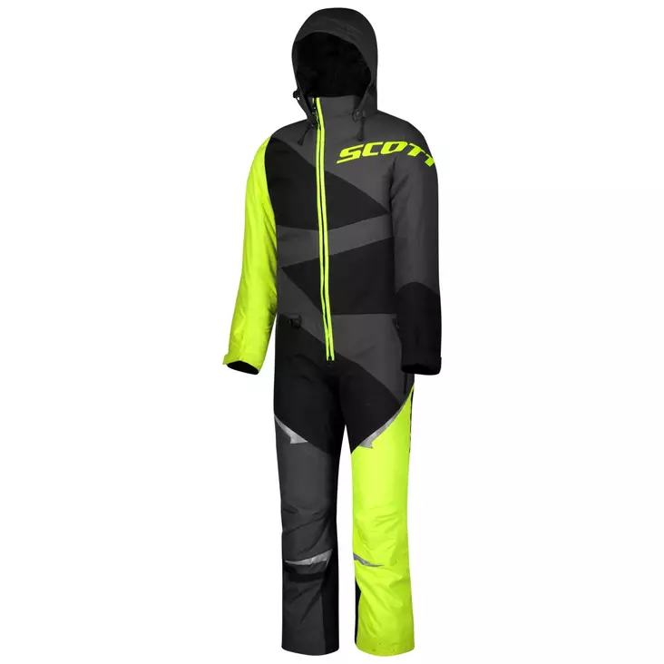 Lasten kelkkahaalari Scott Monosuit K's DP musta/ keltainen - Kelkkahaalarit - 623-8048-100 - 1