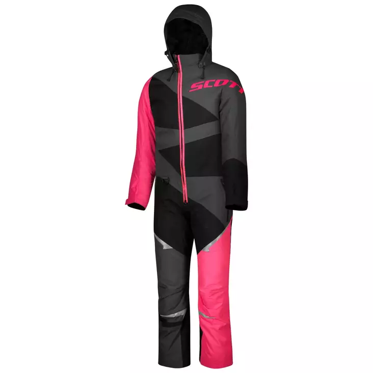 Lasten kelkkahaalarit Scott Monosuit DP, musta/pinkki - Lasten kelkkavarusteet - 623-8049-100 - 1