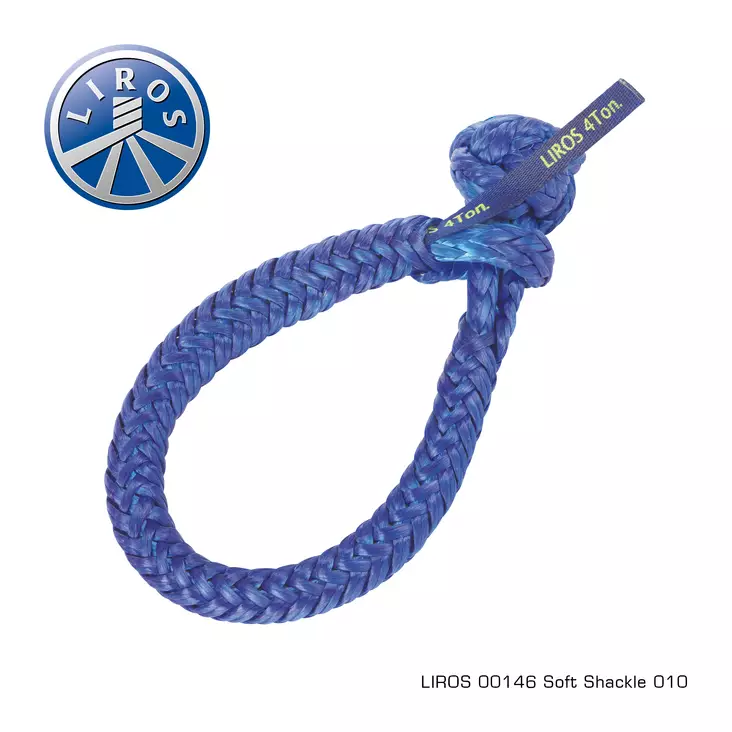 Liros Soft Shackle 4t, sininen - Veneen sakkelit - 505-00146-0070-010 - 1