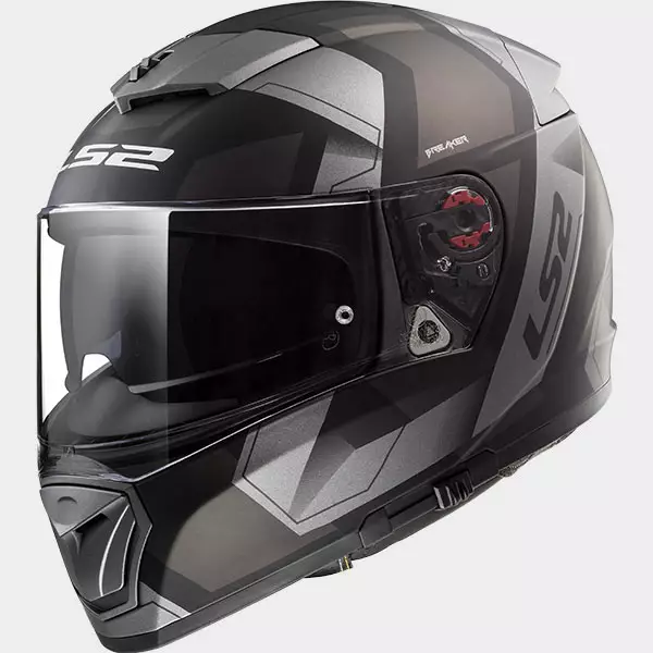 LS2 Kypärä FF390 BREAKER PHYSICS mattamusta titanium - Umpikypärät - 636-8009-0 - 1