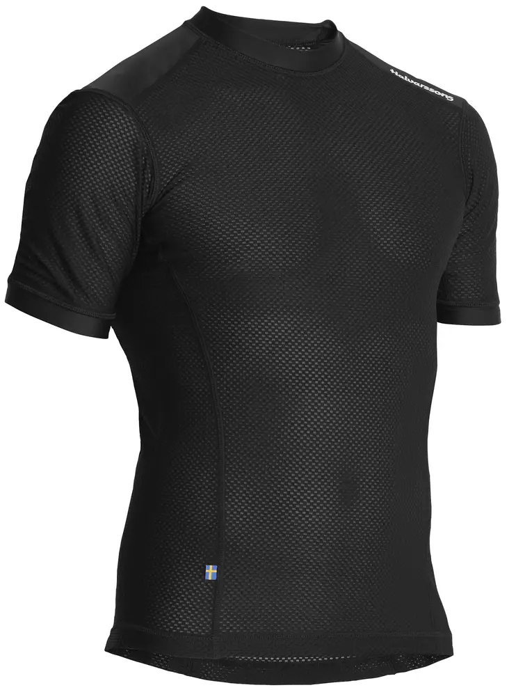 Mesh T-paita Halvarssons, musta - Alusasut ja kerrastot - 710-66040400-0 - 1