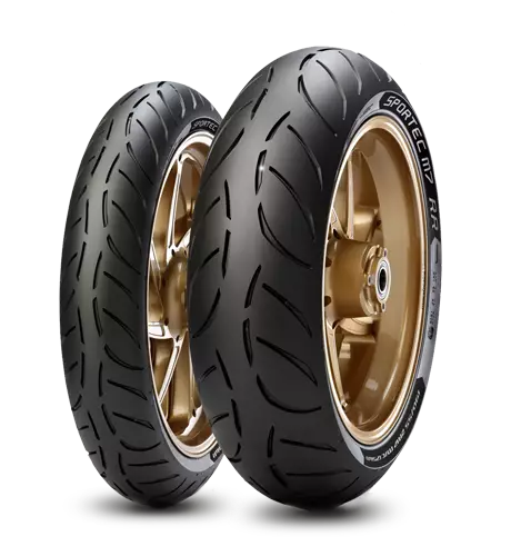 Metzeler Sportec M7 RR 130/70 ZR 16 M/C (61W) TL Fr. - Moottoripyörän Metzeler renkaat - 34-3865600 - 1