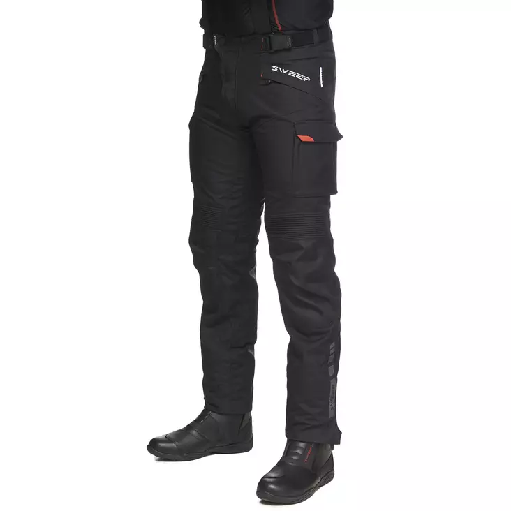 Miesten ajohousut Sweep Challenger Evo WP, musta - MP Ajohousut - 532-8102-0 - 1