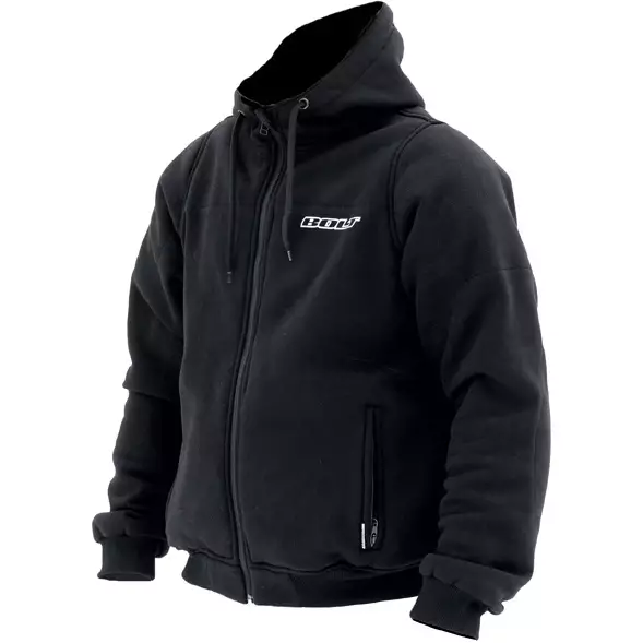 Miesten ajohuppari Bolt Cotton Kevlar, musta - MP Ajotakit - 633-32430-0 - 1
