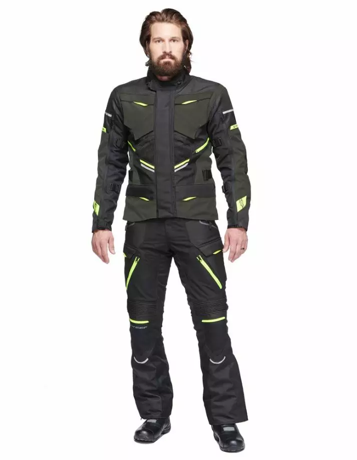 Miesten ajotakki Sweep GT Adventure 2 WP, musta/keltainen - MP Ajotakit - 532-20201-0 - 1