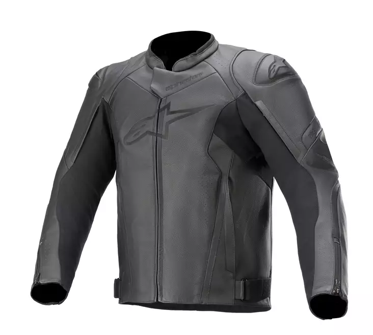 MP nahkatakki Alpinestars Faster v2, musta - MP Nahkatakit - D351650 - 1