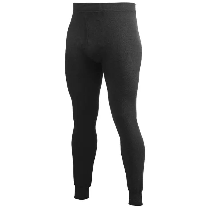 Miesten pitkät kalsarit Woolpower Long Johns with Fly 200, musta - Alusasut ja kerrastot - 582-6342-00 - 1