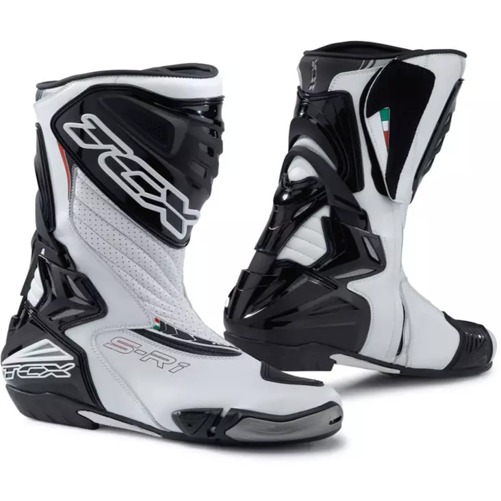 Moottoripyöräajokengät TCX S-R1, valkoinen - Ajokengät - 65-1300-40 - 1