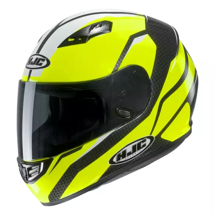 Moottoripyöräkypärä HJC CS-15 Sebka, keltainen/musta/valkoinen - Umpikypärät - 630-18012-0 - 1