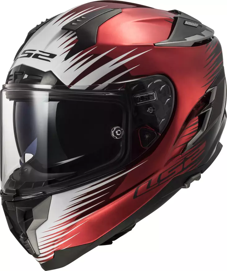Moottoripyöräkypärä LS2 FF327 Challenger Magic, punainen/musta - Umpikypärät - 636-1908-0 - 1