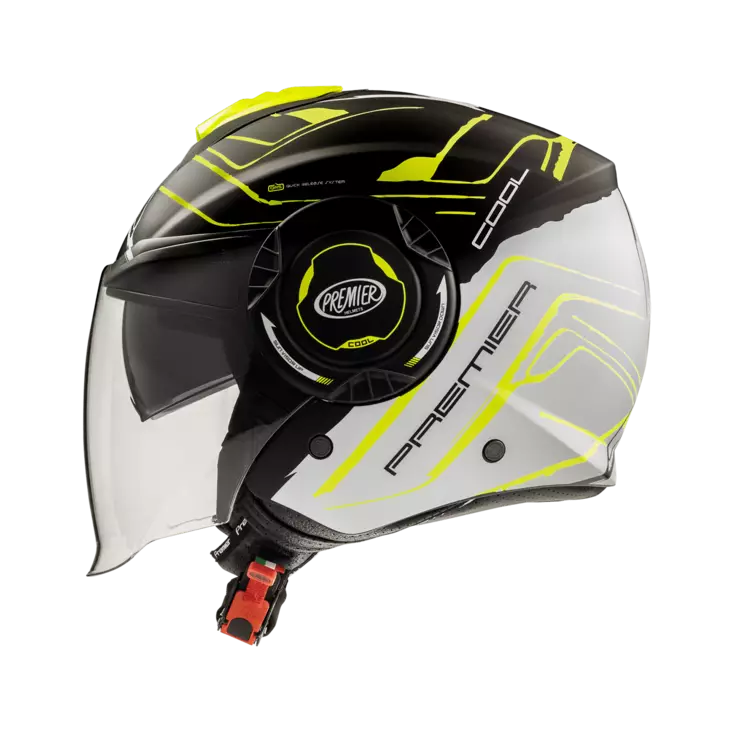 Moottoripyöräkypärä Premier Cool EVO NT Y8 BM - Avattavat- ja avokypärät - 647-23071-0 - 1